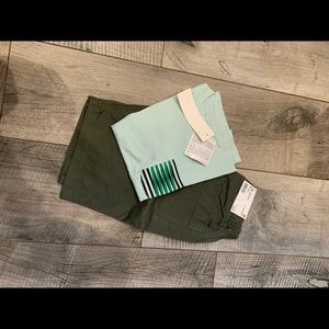 Uniqlo green short set